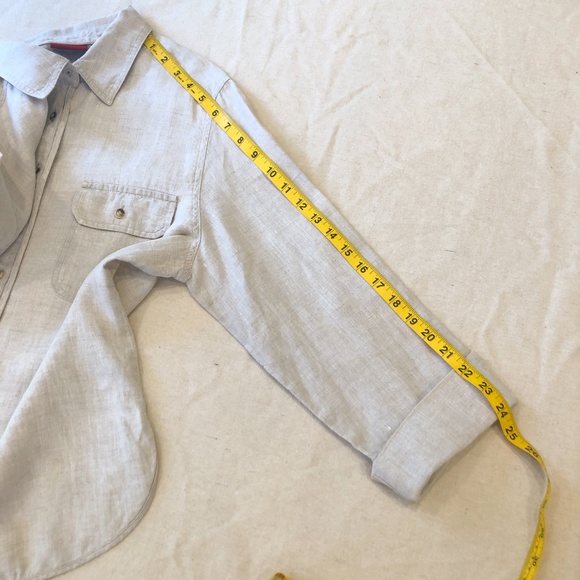 Valerie Stevens button up linen blouse - Picture 11 of 15